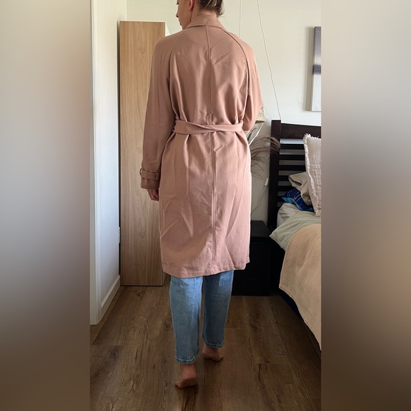 Vero Moda Dusty Rose Trench Style Duster - Picture 6 of 6